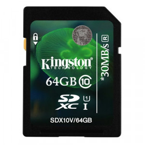 Kingston 64 GB SDX10V/64 GB SDXC Class 10 UHS I Speicherkarte für Digitalkamera-22