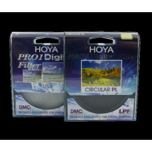 Hoya Pro 1 Digital Polfilter Circular 82mm + Pro 1 Digital UV Filter Set 82mm + Pro Lens Cap 82mm-22