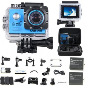 Action Cam WiFi Full HD Unterwasserkamera Digital Wasserdicht 2.0 Zoll LCD Helmkamera Mit 2 Stü. Batteries, Action Kamera für Motorrad, Fahrrad, helm, kinder, drohne, fahrrad, hunde etc-22