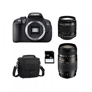 CANON EOS 700D + 18-55 IS + TAMRON 70-300 DI + Sac + SD 4Go-22