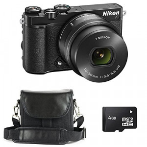 NIKON 1 J5 NOIR + 10-30 PDZ + MICRO SD 4 Go + Sac-22