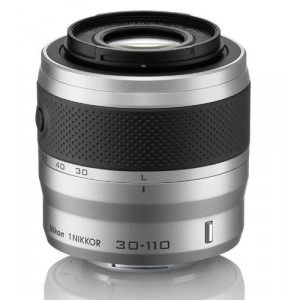 Nikon 1 J1 Systemkamera (10 Megapixel, 7,5 cm (3 Zoll) Display) silber inkl. 1 NIKKOR VR 10-30 mm und VR 30-110 mm Objektive-22