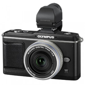 Olympus PEN E-P2 Systemkamera (12,3 Megapixel, 7,6 cm Display, Bildstabilisator) Kit inkl. 17mm Pancake Objektiv und EVF Sucher schwarz-22