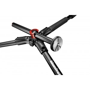 Manfrotto MK190GOA4TB-3W 190GO Stativ Kit inkl. 3-Wege-Neiger/4 Segmente schwarz-22