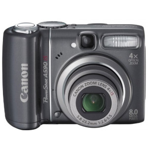 Canon PowerShot A590 IS Digitalkamera (8 Megapixel, 4-fach opt. Zoom, 6,4 cm (2,5 Zoll) Display, Bildstabilisator) schwarz-22