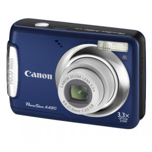 Canon PowerShot A480 Digitalkamera (10 Megapixel, 3-fach opt. Zoom, 6,4 cm (2,5 Zoll) Display) Blau-22