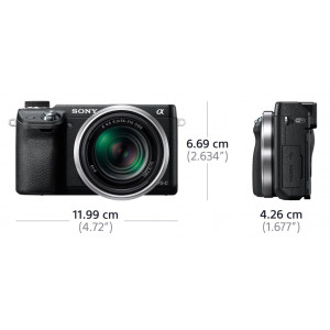 Sony NEX-6LB Kompakte Systemkamera (16,1 Megapixel, 7,6 cm (3 Zoll) TFT-Display, Full HD, HDMI, WiFi) inkl. SEL-P1650 Objektiv schwarz-22