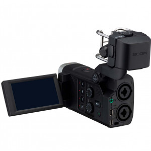 Zoom Q8 Handy Audio Video Rekorder Camcorder Kamera + SSH-6 Shotgun Mikrofon + KEEPDRUM Kopfhörer-22