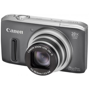 Canon PowerShot SX 260 HS Digitalkamera (GPS, 12,1 Megapixel, 20-fach opt. Zoom, 7,6 cm (3 Zoll) Display, bildstabilisiert) grau-22