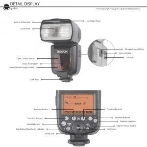 Godox V860II-N 2.4G i-TTL HSS Speedlite Blitzgerät Blitz Für Nikon D800 D700 D7100 D5200 D5000 D300 D3100 D200 D70s D810 D610 D90 D750 Kamera-22