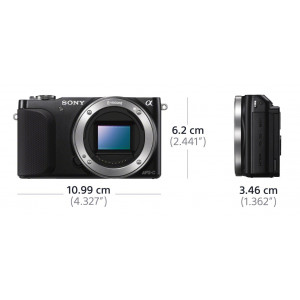Sony NEX-3NLW Systemkamera (16,1 Megapixel, 7,5 cm (3 Zoll) LCD-Display, Full-HD, HDMI, USB 2.0) inkl. SEL-P 16-50mm Objektiv weiß-22