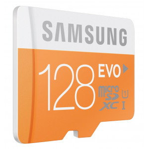 Samsung Memory Speicherkarte Memory Card 128GB Grade 1 Class 10 EVO MicroSDHC (48MB/s)-22