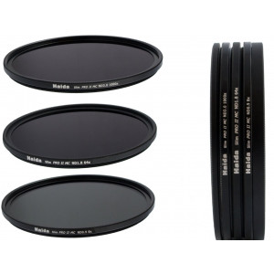 HAIDA Slim PRO II Digital MC Neutral Graufilter Set bestehend aus ND8, ND64, ND1000 Filtern 82mm inkl. Stack Cap Filtercontainer + Pro Lens Cap mit Innengriff-22
