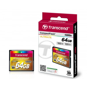 Transcend Ultimate CompactFlash 64GB Speicherkarte (1000x , 160MB/s Lesen (max.), Quad-Channel, VPG-20 Video Performance)-22