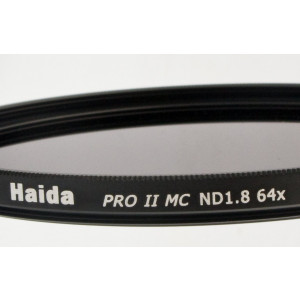 Haida PRO II Serie MC (mehrschichtvergütet) Neutral Graufilter ND64 77mm Inkl. Cap mit Innengriff-22