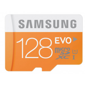 Samsung Memory Speicherkarte Memory Card 128GB Grade 1 Class 10 EVO MicroSDHC (48MB/s)-22
