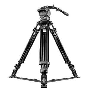 Mantona Dolomit 4000 Videostativ 170 cm (inkl. Fluid-Neiger, Counter Balance System, Wasserwaage, Bodenspinne, Schnellwechselplatte) für DSLR und Videokamera-22