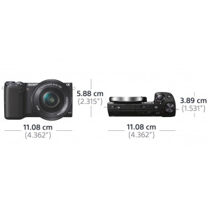 Sony NEX-5 Kompakte Systemkamera (16,1 Megapixel Exmor APS-C CMOS Sensor, 7,6 cm (3 Zoll) LCD-Display, Full HD, WiFi, NFC) inkl. SEL-P1650 und SEL-55210 schwarz-22