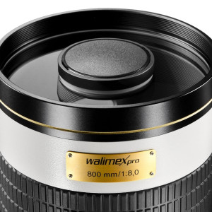 Walimex Pro 800mm 1:8,0 DSLR-Spiegelobjektiv (Filtergewinde 35mm) für Sony A Objektivbajonett weiß-22