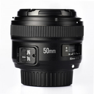 YONGNUO YN 50mm F1.8 Objektiv AF(Blende F / 1.8) für Nikon AI DSLR-Kamera, Autofokus mit TARION Tasche-22