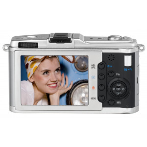 Olympus PEN E-P1 Systemkamera (12 Megapixel, 7,6 cm Display, Bildstabilisator) Gehäuse silber-22