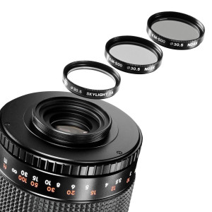Walimex 500mm 1:8,0 DSLR-Spiegelobjektiv (Filtergewinde 30,5mm, inkl. Skylight und Graufilter) inkl. Walimex Pro Einbeinstativ WT-1003 für Canon EF Bajonett schwarz-22