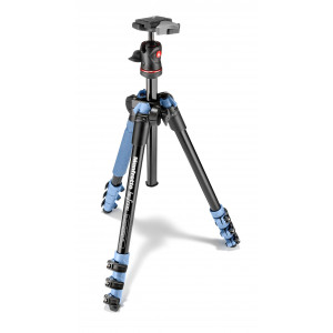 Manfrotto Befree Reisestativ aluminium blau-22