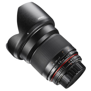 Walimex Pro 16mm 1:2,0 DSLR-Weitwinkelobjektiv (Filtergewinde 77mm, Gegenlichtblende, großer Bildwinkel, IF) für Canon EF Objektivbajonett schwarz-22