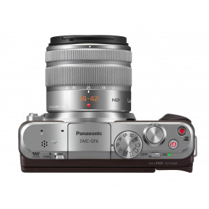 Panasonic DMC-GF6KEG9T LUMIX Systemkamera (16 Megapixel, 7,6 cm (3 Zoll) LCD-Display, Full HD) inkl. H-FS1442AE-S Lumix Vario Objektiv chocolate-22