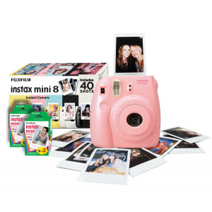 Instax Mini 8 Pink Instant Camera inc 40 Shots-22