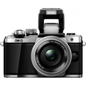 Olympus OM-D E-M10 Mark II Systemkamera (16 Megapixel, 5-Achsen VCM BildsTabilisator, elektronischer Sucher mit 2,36 Mio. OLED, Full-HD, WLAN, Metallgehäuse) Kit inkl. 14-42mm II R Objektiv silber-22