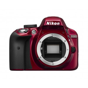 Nikon D3300 SLR-Digitalkamera (24 Megapixel, 7,6 cm (3 Zoll) TFT-LCD-Display, Live View, Full-HD-Videofunktion) nur Gehäuse rot-22