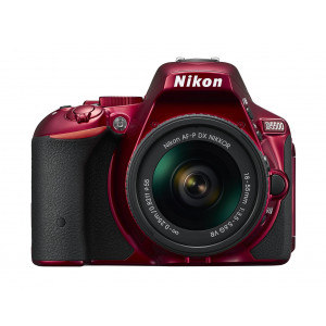 Nikon D5500 SLR-Digitalkamera Kit DX AF-P 18-55 VR rot-22