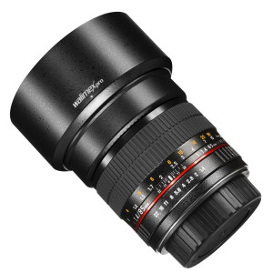 Walimex Pro 85mm 1:1,4 DSLR-Objektiv (Filtergewinde 72mm, IF, AS und ED-Linsen) für Pentax K Objektivbajonett schwarz-22