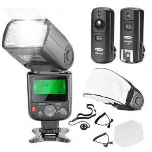 Neewer® PRO NW670 E-TTL Flash Blitz Blitzgerät Set für Canon EOS 700D 650D 600D 1100D 550D 500D 450D 400D 100D 300D 60D 70D DSLR-Kameras, Rebel T3 T5i T4i T3i T2i T1i XSi XTi SL1, Canon EOS M Kompaktkameras Kamera beinhaltet: Neewer Auto-Fokus Blitz mi-22