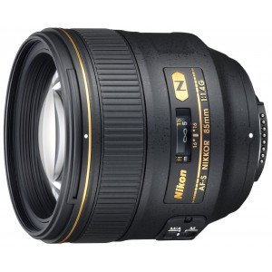 Nikon AF-S 85mm 1:1.4G Objektiv (77 mm Filtergewinde) inkl. HB-55-22