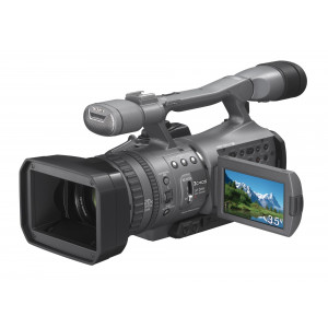 Sony HDR-FX 7 (HDV 1080i, 20-fach opt. Zoom, 8,9 cm (3,5 Zoll) Clear Photo LCD plus Monitor), anthrazit-22
