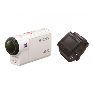 Sony FDR-X3000R 4K Action Cam mit BOSS (Exmor R CMOS Sensor, Carl Zeiss Tessar Optik, GPS, WiFi, NFC) mit RM-LVR3 Live View Remote Fernbedienung, weiß-22