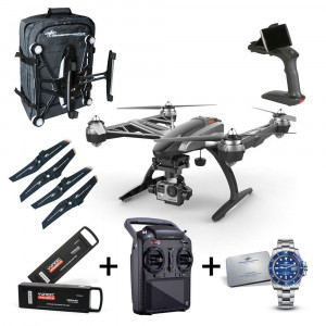 Yuneec Typhoon G Profi Rucksackset 2 Akkus Fluguhr ST10 Steuerung Gopro Gimbal Steadygrip G-22