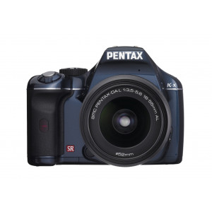 PENTAX Kx Kit Digitalkamera 12.4 (4280 x 2848) Navy-Blau + smc DA 18-55 mm / 3,5-5,6 AL Navy-Blau-21