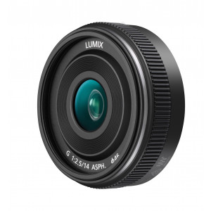 Panasonic H-H014A LUMIX G Festbrennweiten 14 mm F2.5 II ASPH. Objektiv (Pancake Objektiv, Filtergröße 46 mm, Bildwinkel 75°) schwarz-22