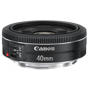 Canon EF 40mm 1:2,8 STM Objektiv (52mm Filtergewinde) schwarz-22