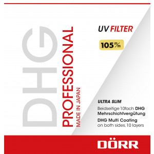 Dörr DHG UV Filter (105mm) mit extrem flacher Filterfassung und Beidseitige 10-fach Mehrschichtvergütung-22