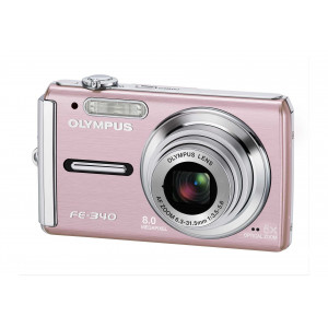 Olympus FE-340 Digitalkamera (8 Megapixel, 5-fach opt. Zoom, 6,9 cm (2,7 Zoll) Display) pink-22