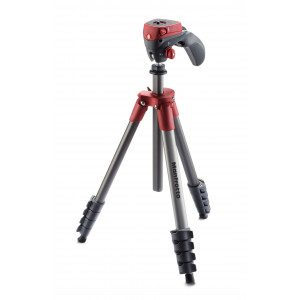 Manfrotto MKCOMPACTACN-RD Compact Action Tripod mit Quick Release (Tragbarkeit: 1,5Kg) rot-22