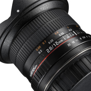 Walimex Pro 12mm f/2,8 Fish-Eye Objektiv DSLR (AE Chip für Datenübertragung) für Nikon F Bajonett schwarz-22