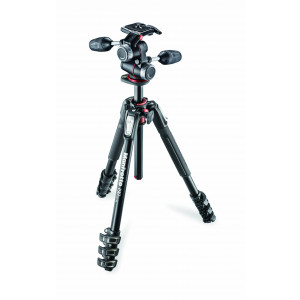 Manfrotto MK190XPRO4-3W 190 Aluminium Stativ mit 4 Segmente-21