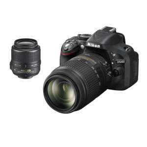 Nikon D5200 SLR-Digitalkamera (24,1 Megapixel, 7,6 cm (3 Zoll) TFT-Display, Full HD, HDMI) Double-Zoom-Kit inkl. AF-S DX 18-55 mm VR und 55-300 mm Objektiv schwarz-22