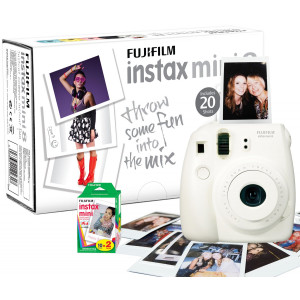 Fujifilm INSTAX MINI8 Sofortbildkamera inkl. 20 Instax Mini Film 62x46mm weiss-21