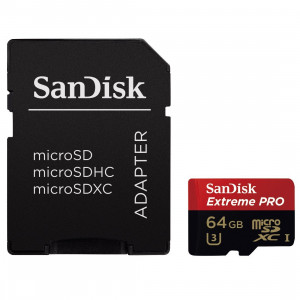 SanDisk Extreme Pro microSDXC 64GB bis zu 95MB/Sek, Class 10, U3 Speicherkarte-22